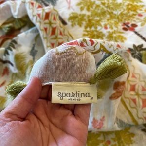 Scarf, wrap, Spartina 449 NWOT summer linen tassels